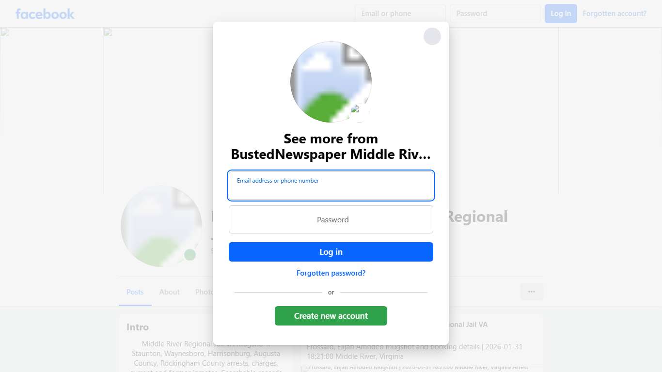 BustedNewspaper Middle River Regional Jail VA Facebook